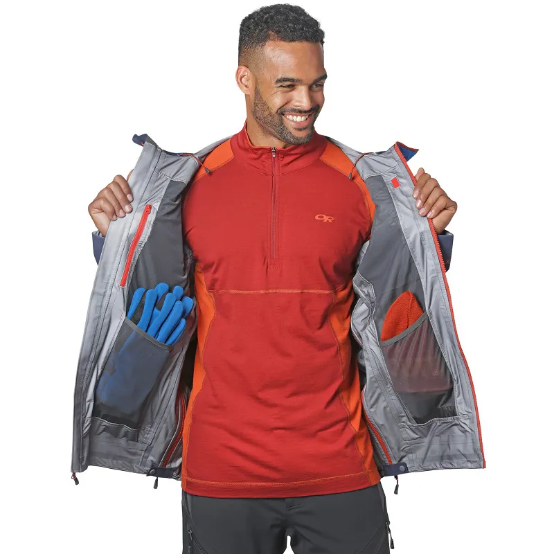 Outdoor Research Mens Hemispheres Gore-Tex Jacket Naval Blue/Cobalt-9